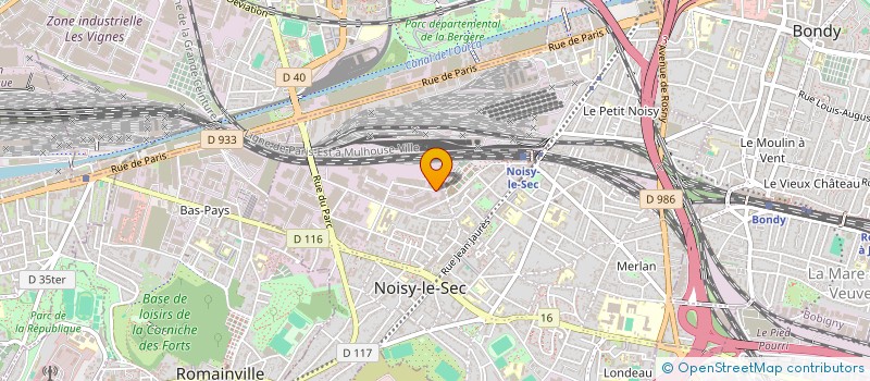 localisation de l'entreprise COMPTOIR DE LA MERCERIE PARISIENNE à NOISY-LE-SEC