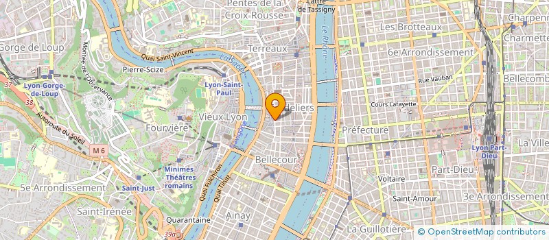 localisation de l'entreprise COMPTOIR DE LA MODE  LYON