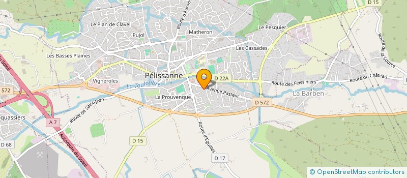 localisation de l'entreprise COMPTOIR DE LA SECURITE AU TRAVAIL  PELISSANNE