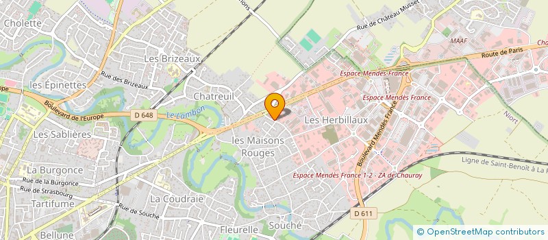 localisation de l'entreprise COMPTOIR DE LA TERRE CUITE à NIORT
