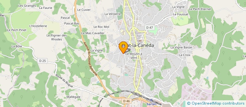 localisation de l'entreprise COMPTOIR DE LA VALLEE à SARLAT-LA-CANEDA