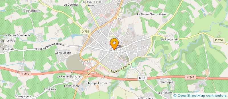 localisation de l'entreprise COMPTOIR DE QUEBEC à VALLET