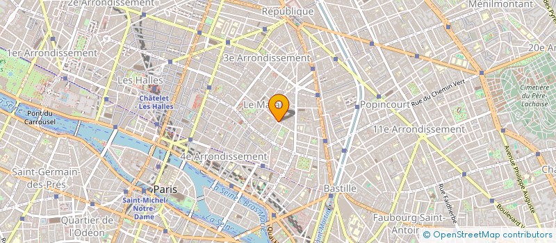 localisation de l'entreprise COMPTOIR DE SHANGHAI à PARIS