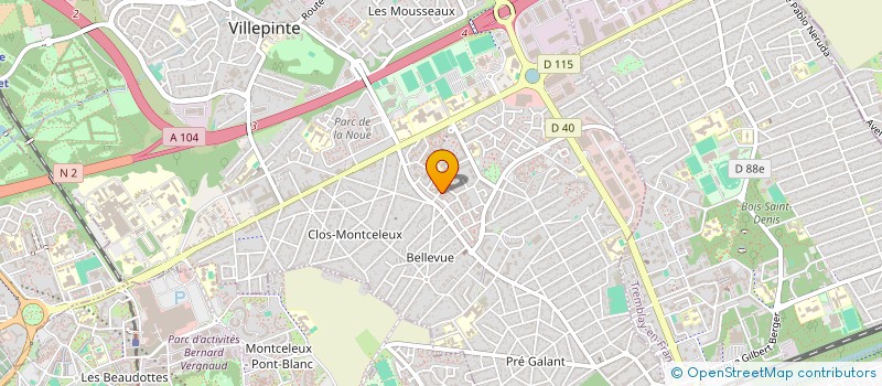 localisation de l'entreprise COMPTOIR DE VENTE ET DE DISTRIBUTION DE PRODUITS EXOTIQUES à VILLEPINTE