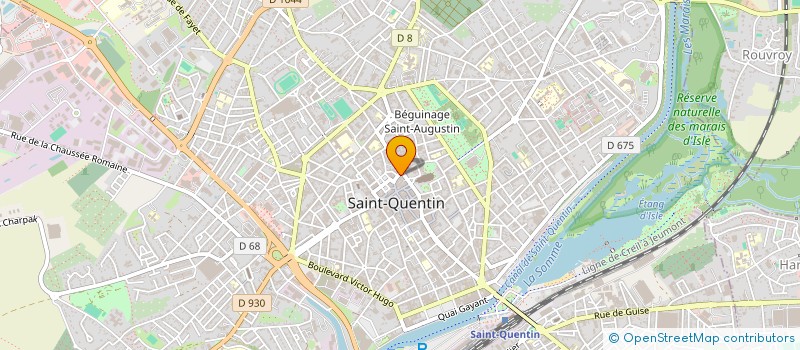 localisation de l'entreprise COMPTOIR DECO à SAINT-QUENTIN