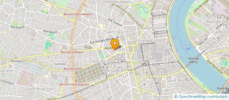 localisation de l'entreprise COMPTOIR DENTAIRE D AQUITAINE à BORDEAUX