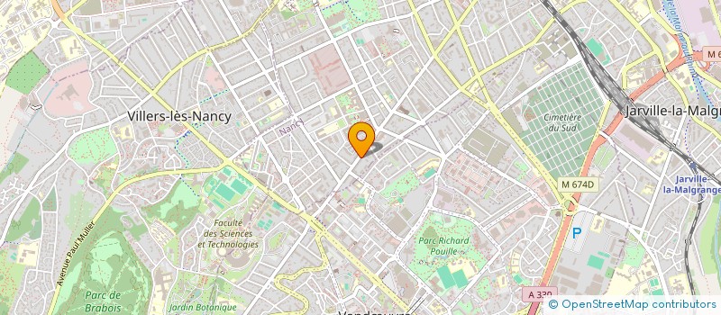 localisation de l'entreprise COMPTOIR DEPOT VENTE à NANCY