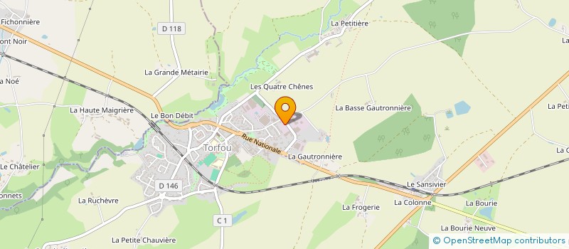 localisation de l'entreprise COMPTOIR DES 3 PROVINCES à SEVREMOINE