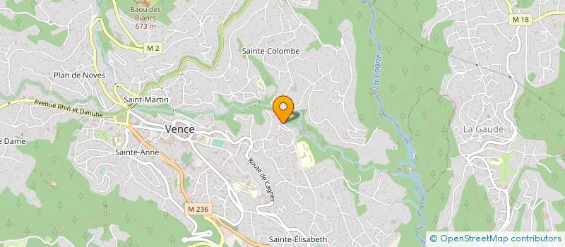 localisation de l'entreprise COMPTOIR DES ACHATS  VENCE