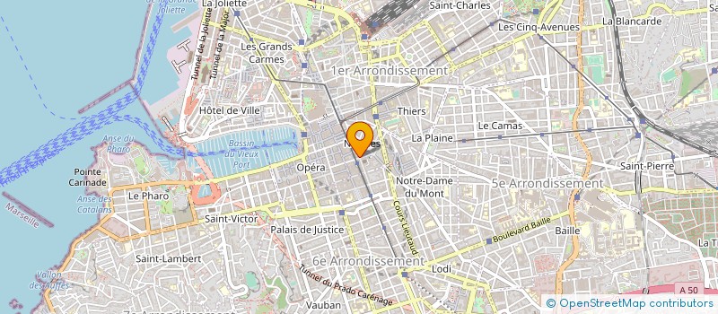 localisation de l'entreprise COMPTOIR DES ACHATS D'OR NELL à MARSEILLE