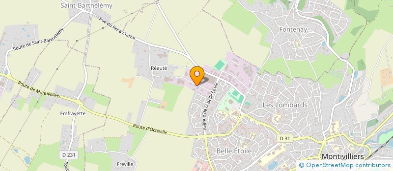 localisation de l'entreprise COMPTOIR DES ADHESIFS ET DERIVES à MONTIVILLIERS