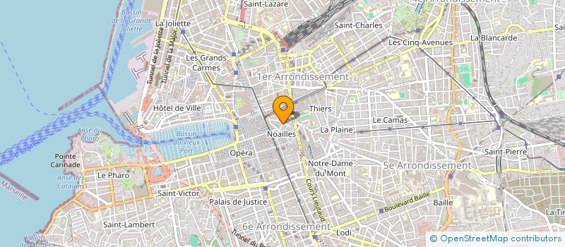 localisation de l'entreprise COMPTOIR DES BEAUX ARTS à MARSEILLE