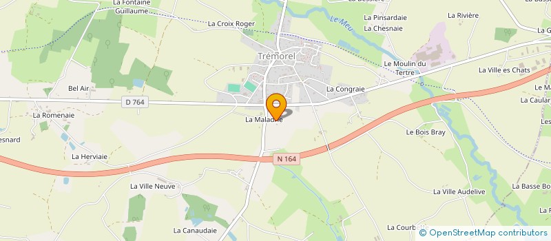 localisation de l'entreprise COMPTOIR DES BOIS FRANCAIS  TREMOREL