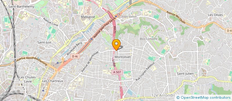 localisation de l'entreprise COMPTOIR DES CLES à MARSEILLE