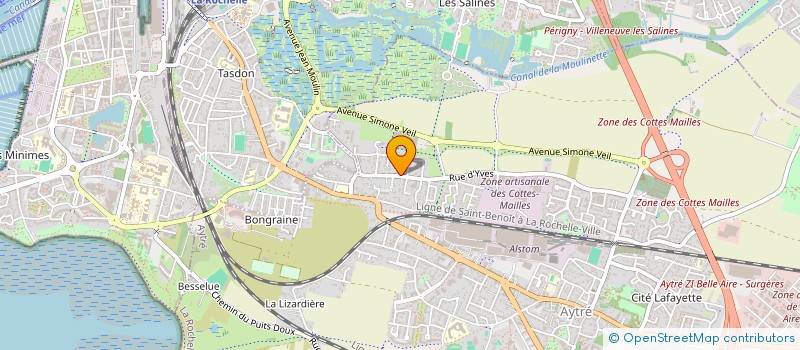 localisation de l'entreprise COMPTOIR DES COMMERCES ET ENTREPRISES ET PAR ABREVIATION CCE  AYTRE