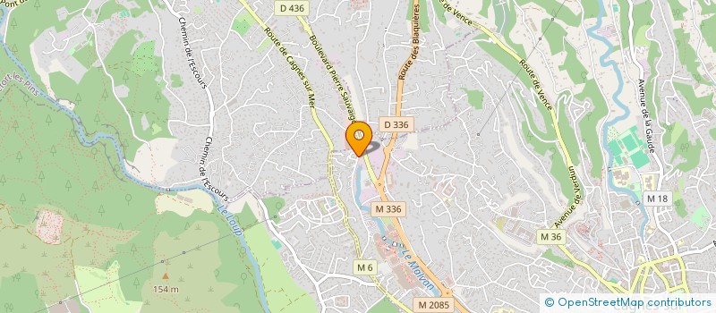 localisation de l'entreprise COMPTOIR DES CONSOMMABLES INDUSTRIELS à CAGNES-SUR-MER