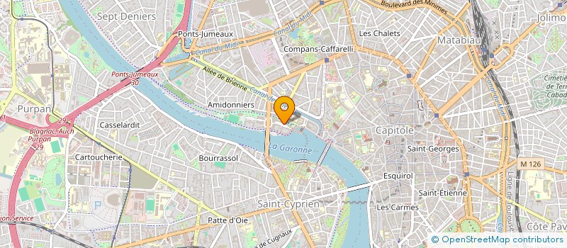 localisation de l'entreprise COMPTOIR DES COPAINS à TOULOUSE