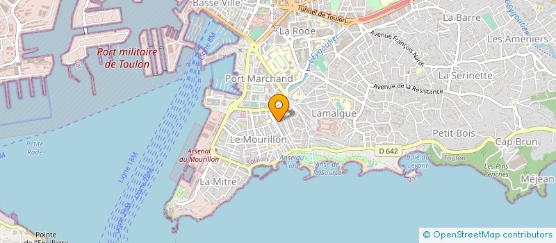 localisation de l'entreprise COMPTOIR DES COPINES  TOULON