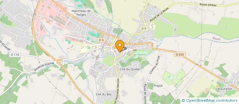 localisation de l'entreprise COMPTOIR DES COUPES  CUDOS