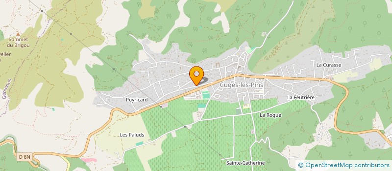 localisation de l'entreprise COMPTOIR DES COURS  CUGES-LES-PINS