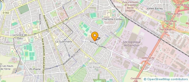 localisation de l'entreprise COMPTOIR DES CROQUETTES à CORMELLES-LE-ROYAL