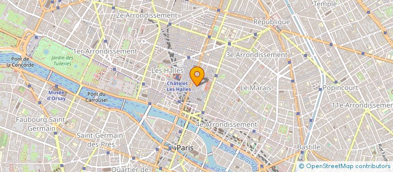 localisation de l'entreprise COMPTOIR DES ECRITURES  PARIS