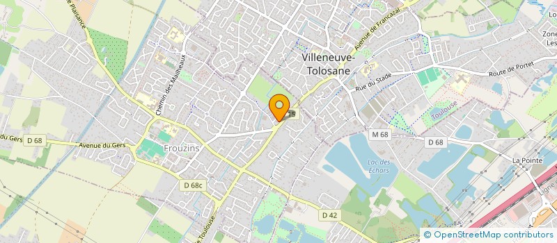 localisation de l'entreprise COMPTOIR DES ENDUITS DU SUD-OUEST à FROUZINS