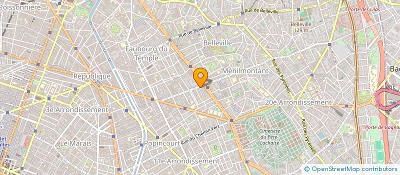 localisation de l'entreprise COMPTOIR DES ENTREPRISES INTERCHANGES  PARIS