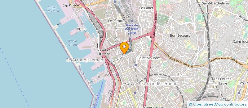 localisation de l'entreprise COMPTOIR DES EPICES ET AROMATES à MARSEILLE