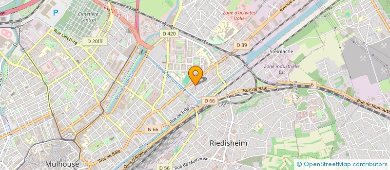 localisation de l'entreprise COMPTOIR DES EQUIPEMENTS DE L'EST-C.E.E. à RIEDISHEIM