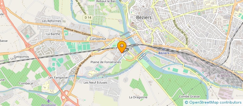 localisation de l'entreprise COMPTOIR DES EXPLORATEURS à BEZIERS
