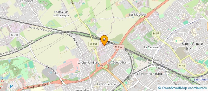 localisation de l'entreprise COMPTOIR DES FLANDRES à LAMBERSART
