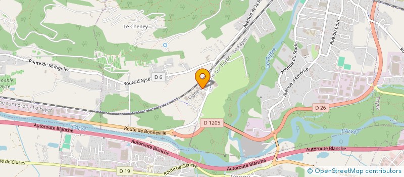 localisation de l'entreprise COMPTOIR DES FORGES  MARIGNIER