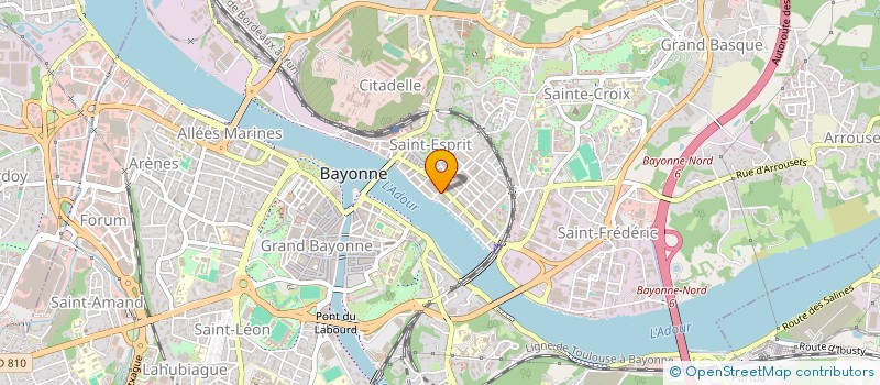 localisation de l'entreprise COMPTOIR DES FOURNITURES DE BUREAU  BAYONNE