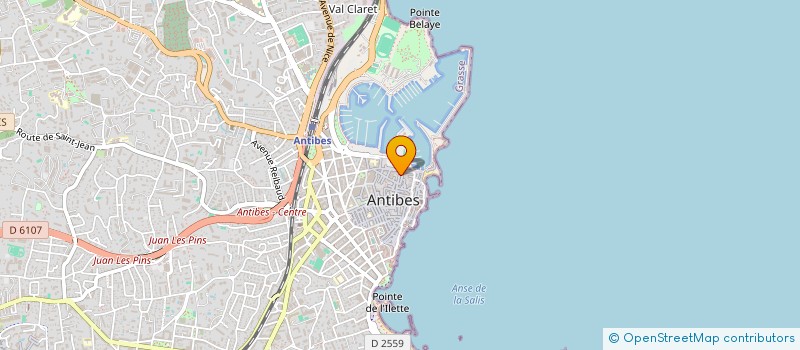 localisation de l'entreprise COMPTOIR DES ILES à ANTIBES