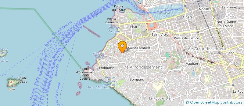 localisation de l'entreprise COMPTOIR DES JUS à MARSEILLE