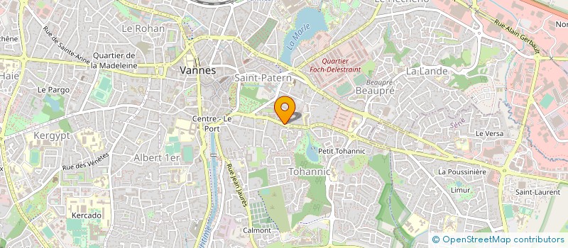localisation de l'entreprise COMPTOIR DES LUSTRES à VANNES