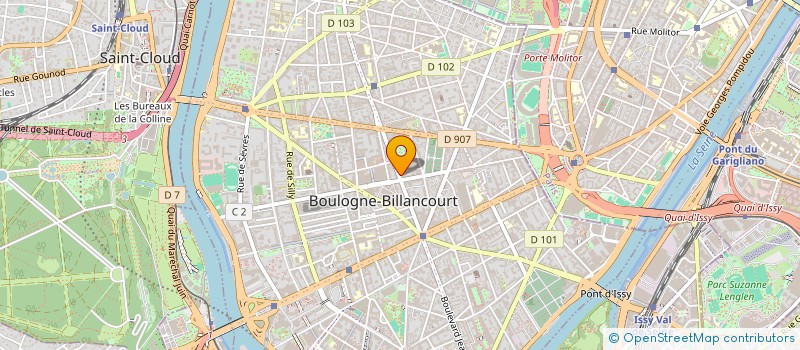 localisation de l'entreprise COMPTOIR DES MAGAZINES à BOULOGNE-BILLANCOURT