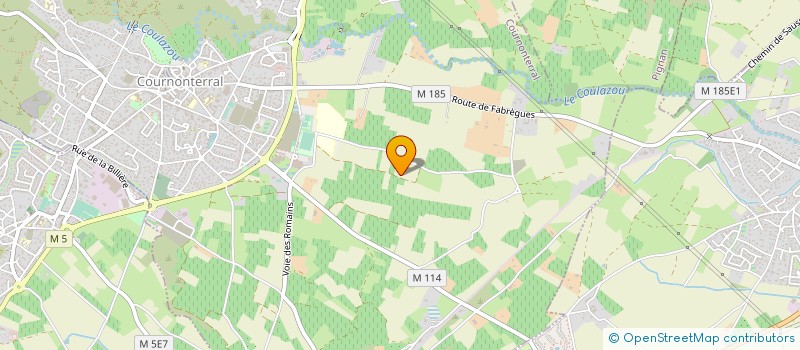 localisation de l'entreprise COMPTOIR DES MATERIAUX à COURNONTERRAL