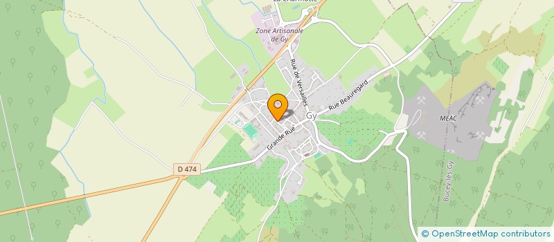 localisation de l'entreprise COMPTOIR DES MATERIAUX à BUCEY-LES-GY
