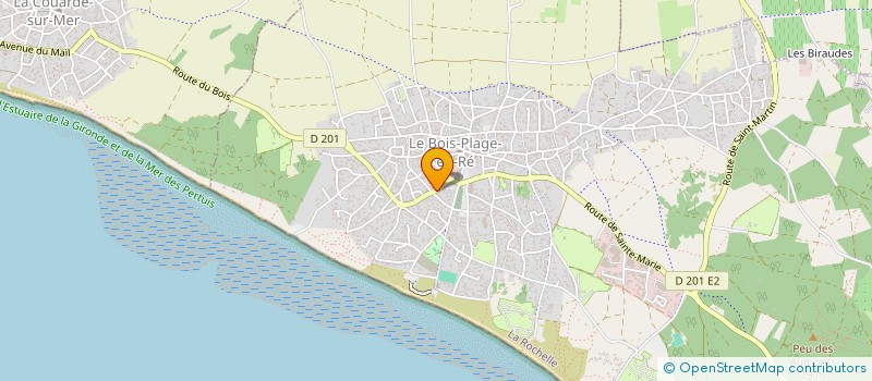 localisation de l'entreprise COMPTOIR DES MENUISERIES à LE BOIS-PLAGE-EN-RE