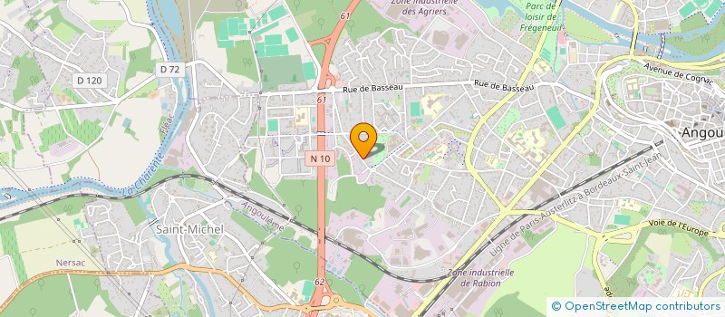 localisation de l'entreprise COMPTOIR DES MENUISERIES à ANGOULEME