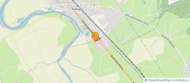 localisation de l'entreprise COMPTOIR DES MENUISIERS à EPERCIEUX-SAINT-PAUL