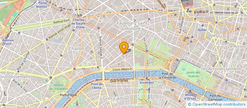localisation de l'entreprise COMPTOIR DES PARFUMS à PARIS