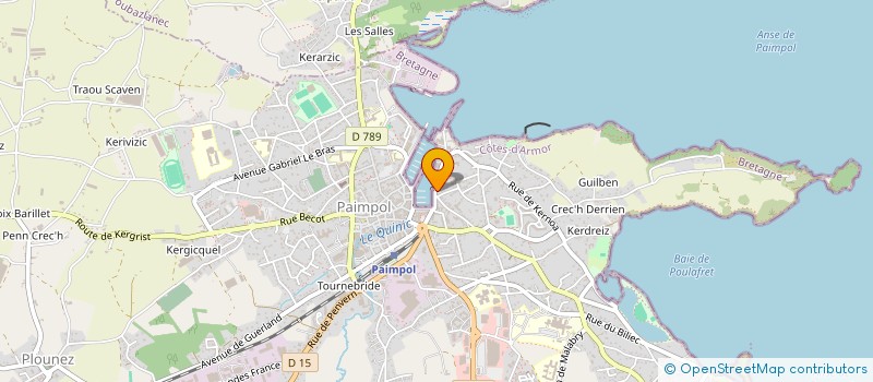 localisation de l'entreprise COMPTOIR DES PATRONS PECHEURS à PAIMPOL