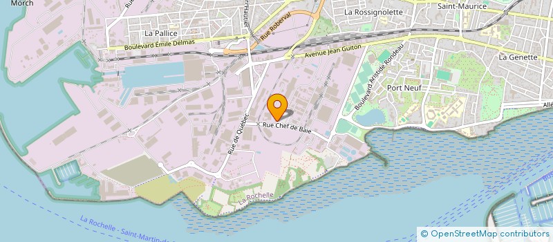 localisation de l'entreprise COMPTOIR DES PECHEURS SARDINIERS à LA ROCHELLE