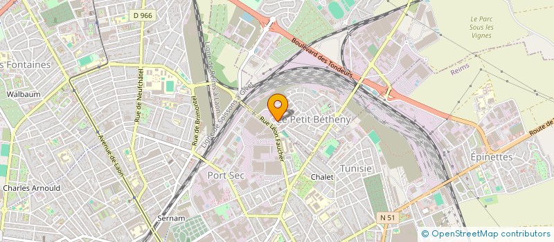 localisation de l'entreprise COMPTOIR DES PEINTURES à BETHENY