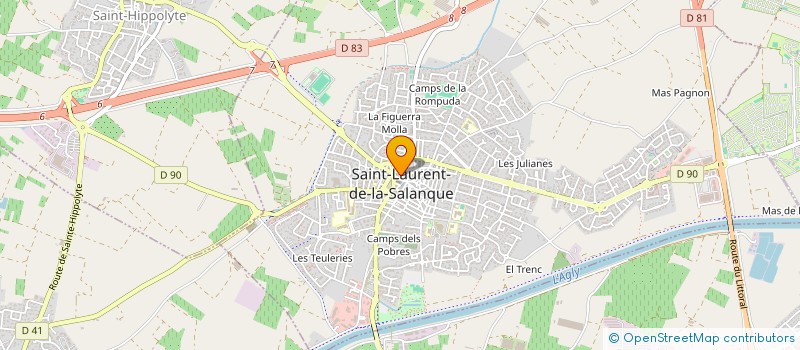 localisation de l'entreprise COMPTOIR DES SAVEURS à SAINT-LAURENT-DE-LA-SALANQUE