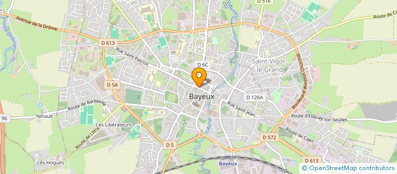 localisation de l'entreprise COMPTOIR DES SENTEURS à BAYEUX