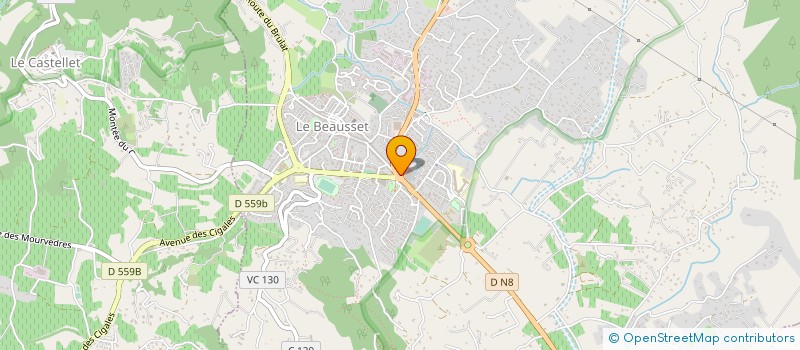 localisation de l'entreprise COMPTOIR DES SERVICES à LE BEAUSSET